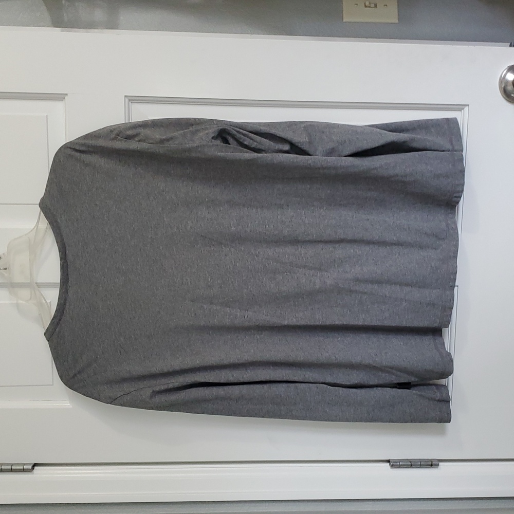 Patagonia Organic Cotton Gray Long Sleeve Henley Shirt Mens L - Picture 2 of 3